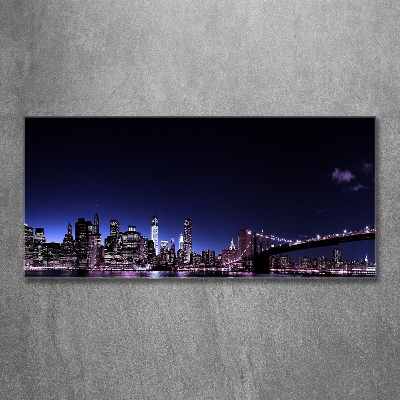 Quadro su vetro Ponte di Brooklyn