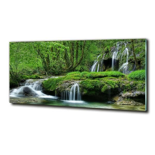Quadro in verde Cascate