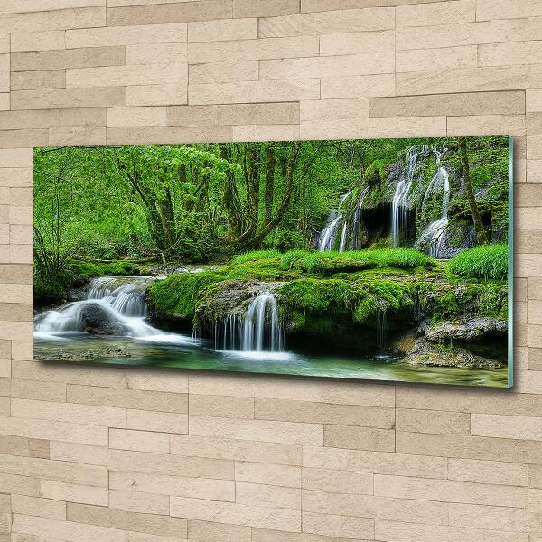 Quadro in verde Cascate