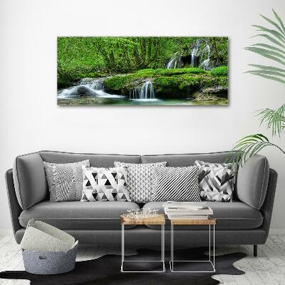 Quadro in verde Cascate