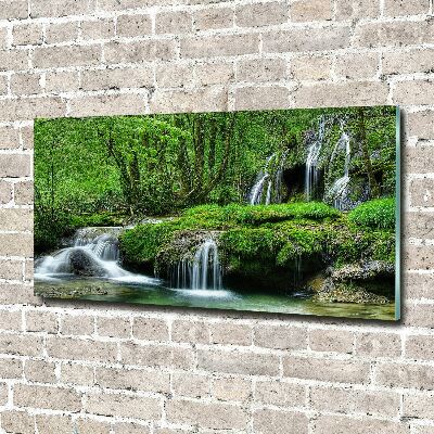 Quadro in verde Cascate