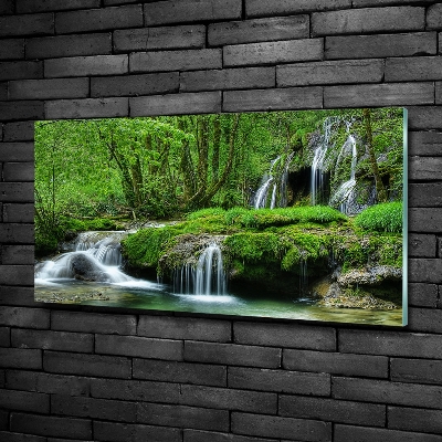 Quadro in verde Cascate