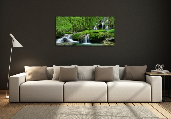 Quadro in verde Cascate