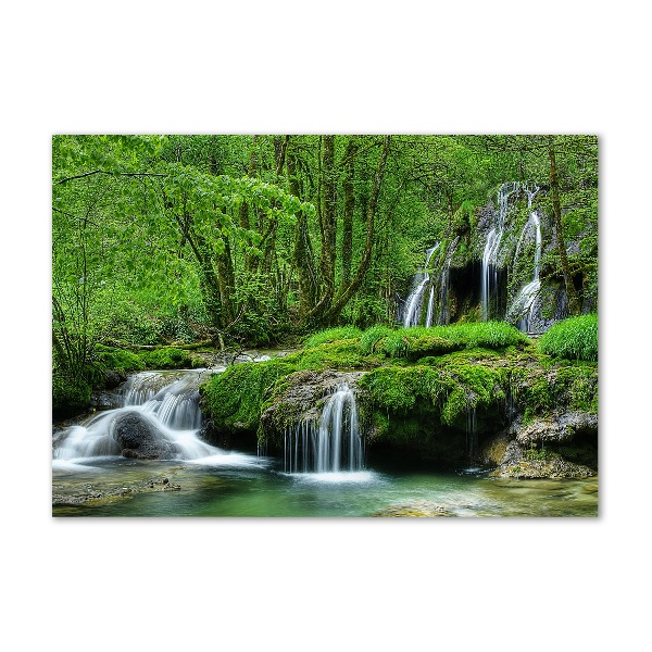 Quadro in verde Cascate