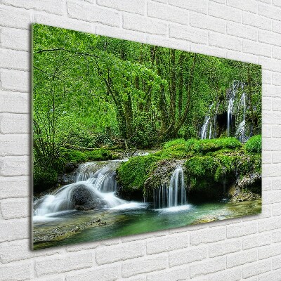 Quadro in verde Cascate
