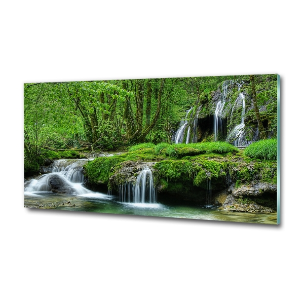 Quadro in verde Cascate