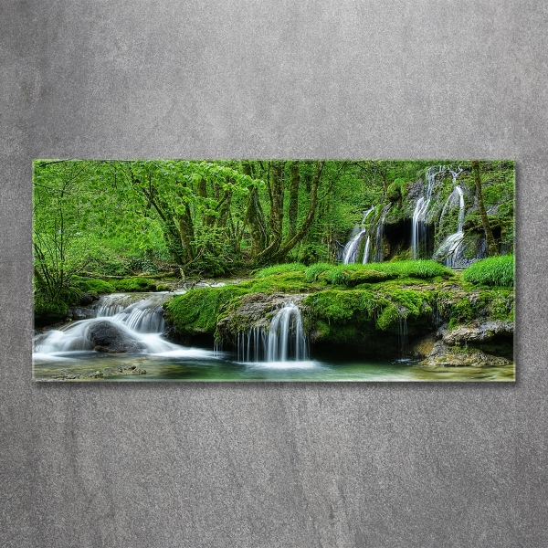 Quadro in verde Cascate