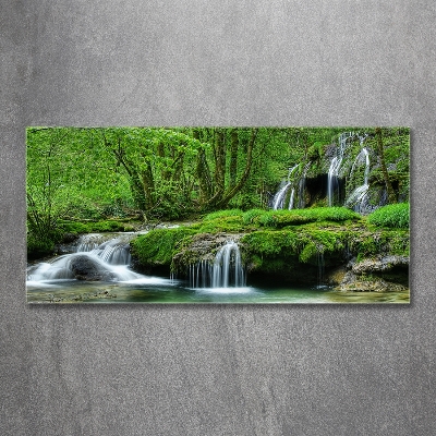 Quadro in verde Cascate