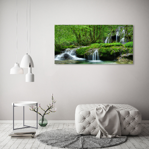 Quadro in verde Cascate