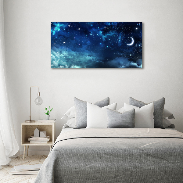 Quadro vetro Cielo stellato
