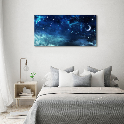 Quadro vetro Cielo stellato
