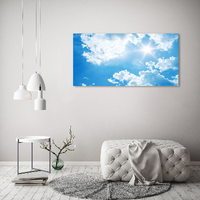 Quadro su vetro Nuvole nel cielo