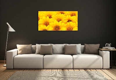 Quadro in vetro Girasoli