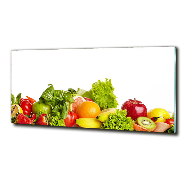 Quadro vetro Frutta e verdura