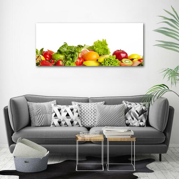 Quadro vetro Frutta e verdura