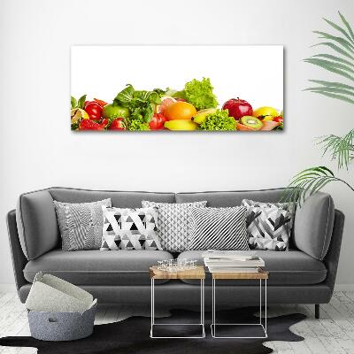 Quadro vetro Frutta e verdura