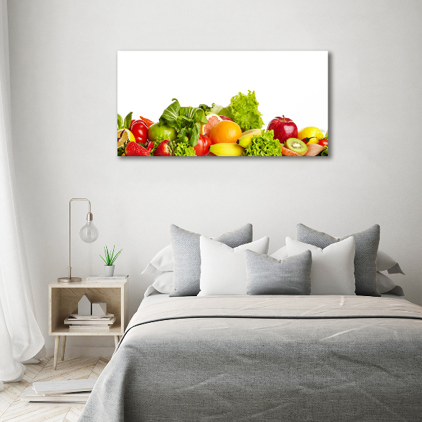 Quadro vetro Frutta e verdura