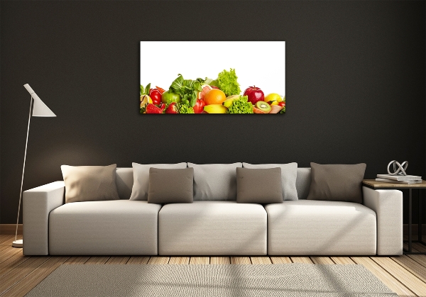 Quadro vetro Frutta e verdura