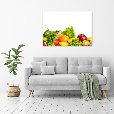 Quadro vetro Frutta e verdura