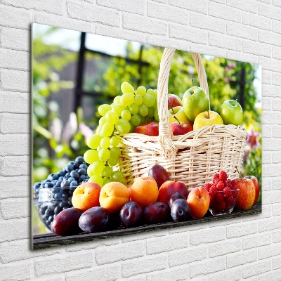 Quadro su vetro Cesto di frutta