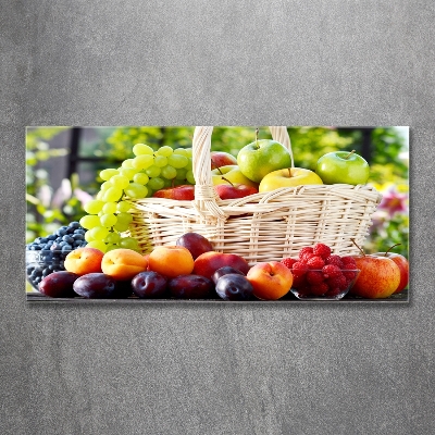 Quadro su vetro Cesto di frutta