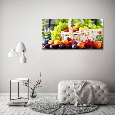 Quadro su vetro Cesto di frutta
