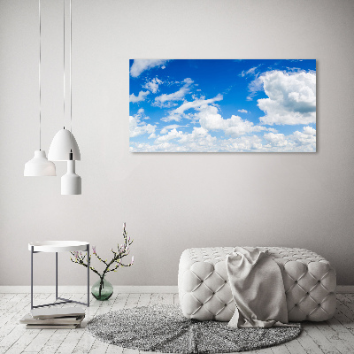 Quadro in vetro Nuvole nel cielo