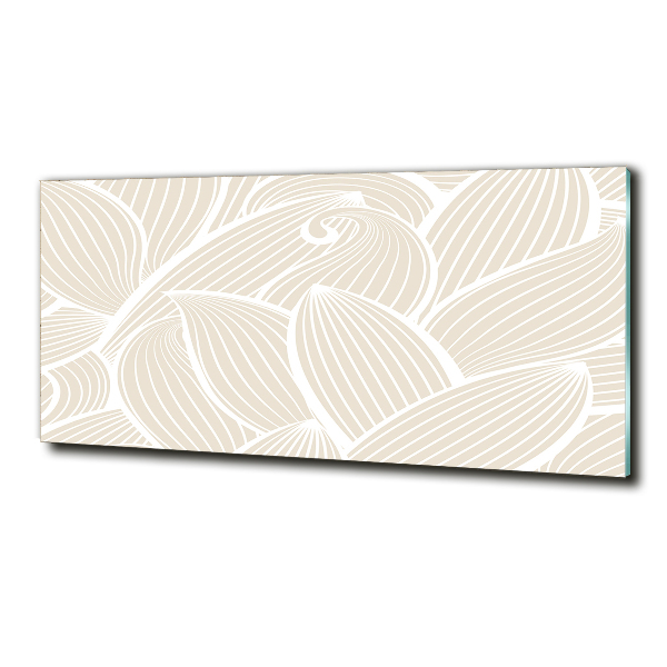 Quadro su vetro Motivo a foglie