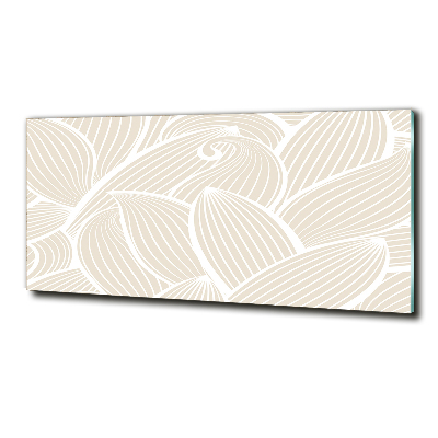 Quadro su vetro Motivo a foglie