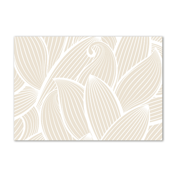 Quadro su vetro Motivo a foglie