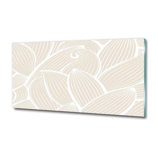 Quadro su vetro Motivo a foglie