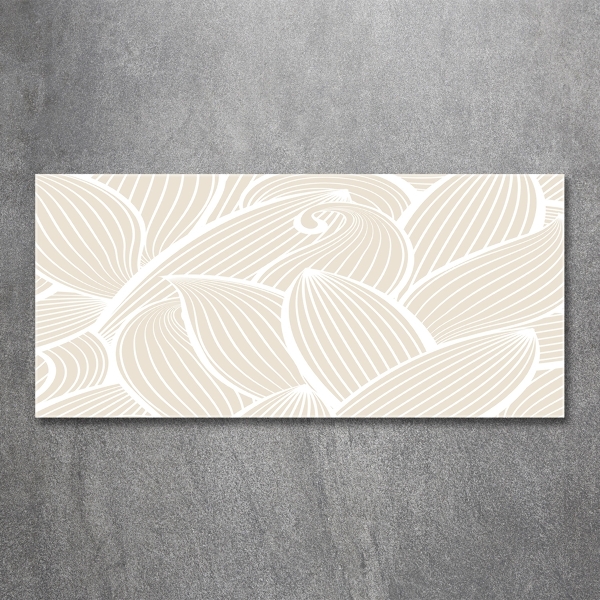 Quadro su vetro Motivo a foglie