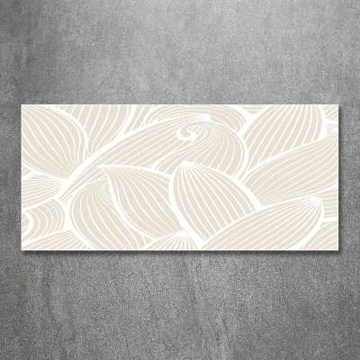 Quadro su vetro Motivo a foglie