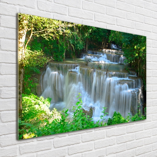 Quadro in verde Cascata