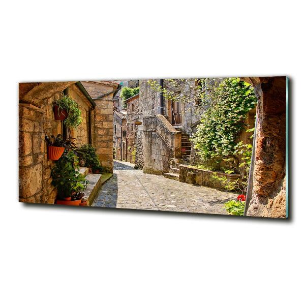 Quadro su vetro Una strada affascinante