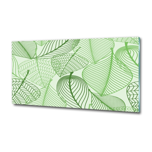 Quadro in verde Motivo a foglie