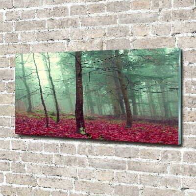 Quadro su vetro Foglie autunnali