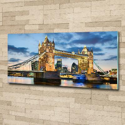 Quadro vetro Tower Bridge di Londra