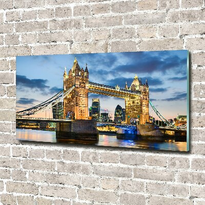 Quadro vetro Tower Bridge di Londra