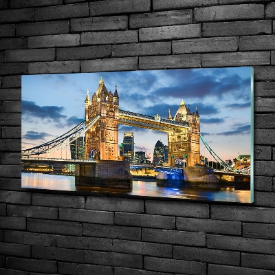 Quadro vetro Tower Bridge di Londra