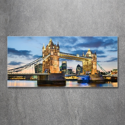 Quadro vetro Tower Bridge di Londra