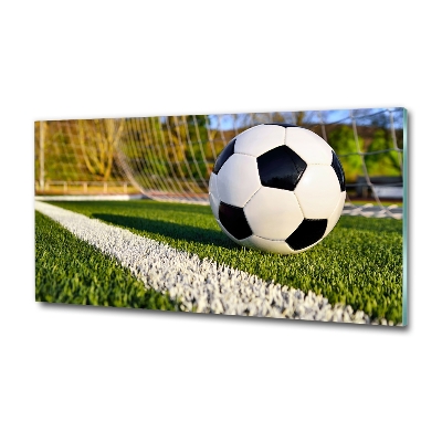 Quadro in verde La palla è in porta