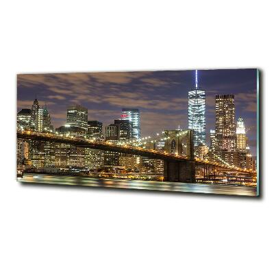 Quadro su vetro Ponte di Brooklyn