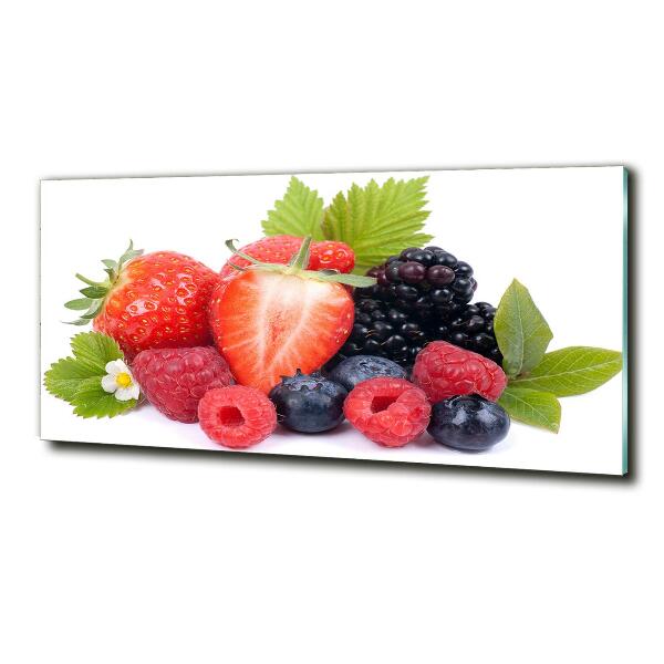 Quadro vetro Frutti di bosco