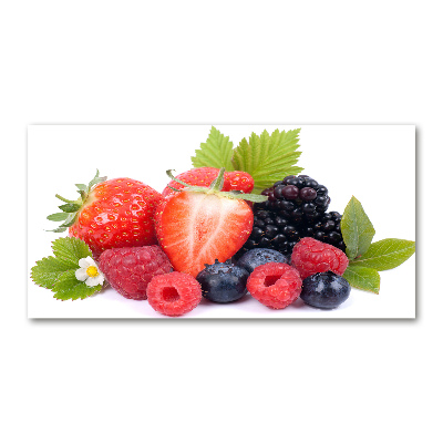 Quadro vetro Frutti di bosco