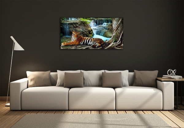 Quadro in vetro Cascata della Tigre