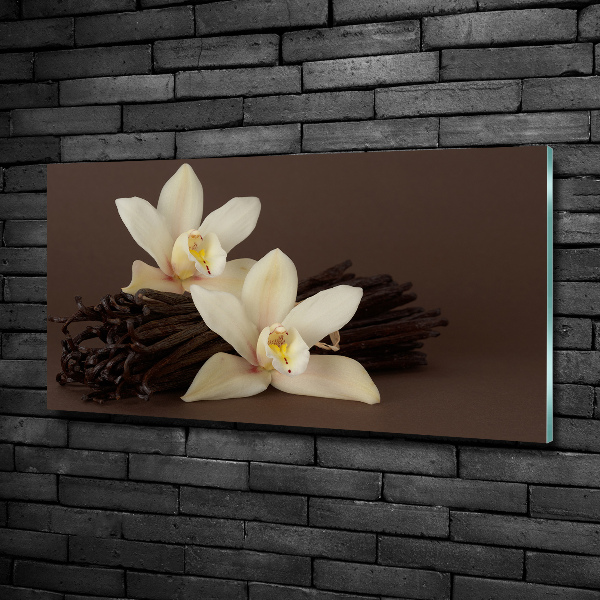 Quadro vetro Baccelli di vaniglia