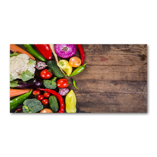 Quadro in vetro Verdure