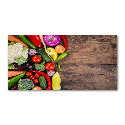 Quadro in vetro Verdure