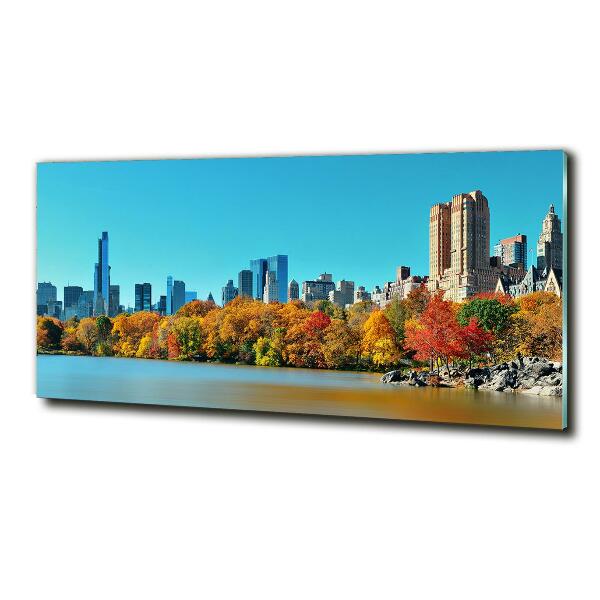 Quadro su vetro New York in autunno